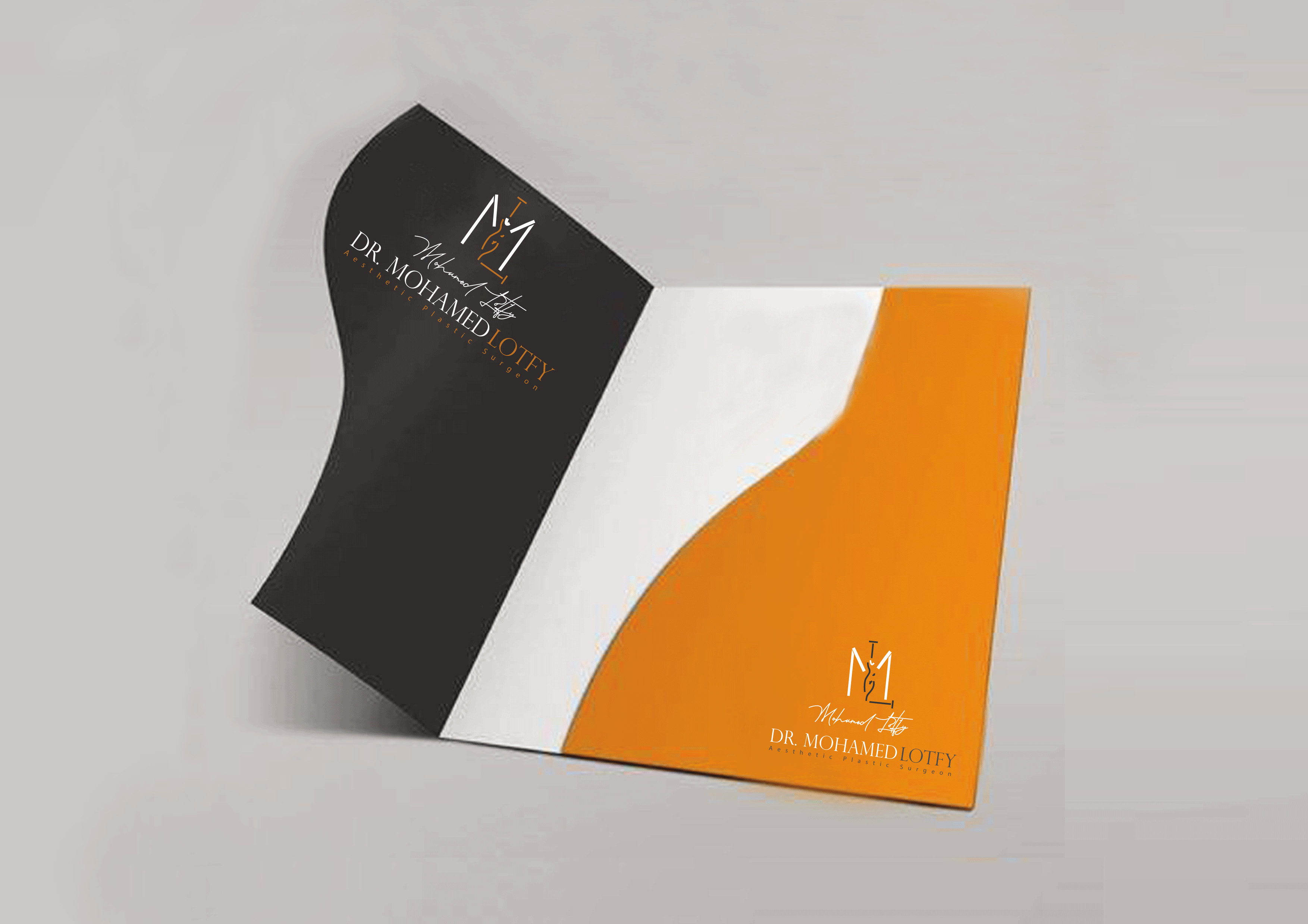 Healthcare brand visual identity showcasing logo variations and brand colour palette